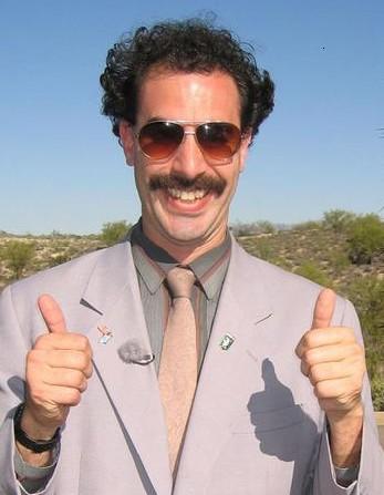 Borat says yes!