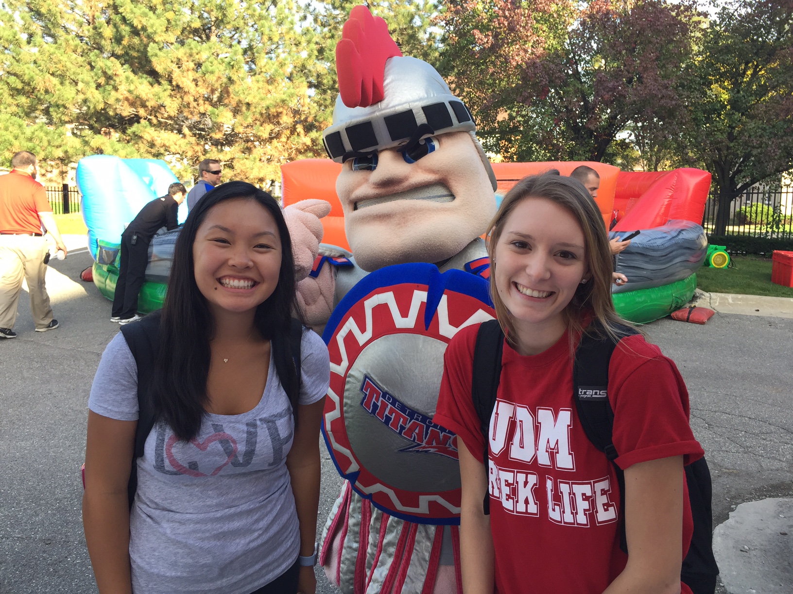 Detroit Mercy Titans Fans at Fantelope Booth