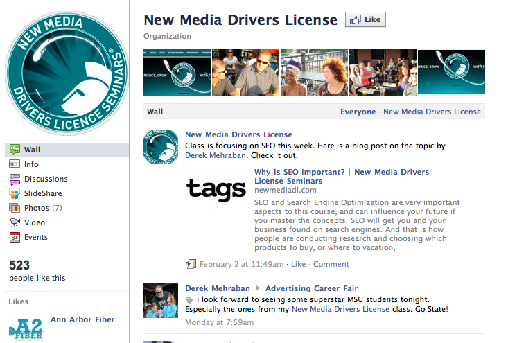 MSU New Media Training on Facebook