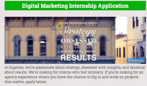 Digital Marketing Internship